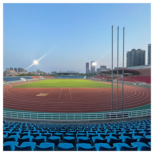 台湾省杭州电子科技大学混合型塑胶跑道